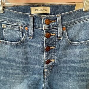 Madewell Button-Fly High Rise Denim Jeans